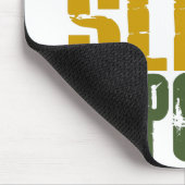 睡眠Capoeira 1を食べて下さい マウスパッド (コーナー)