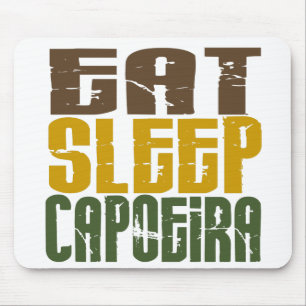 睡眠Capoeira 1を食べて下さい マウスパッド