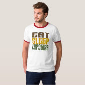 睡眠Capoeira 1.1を食べて下さい Tシャツ (正面フル)