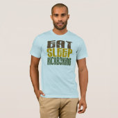 睡眠Kickboxing 1.1を食べて下さい Tシャツ (正面フル)