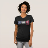 睡眠Medの学校を食べて下さい Tシャツ (正面フル)