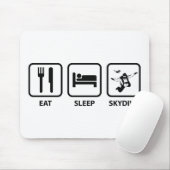 睡眠Skydiveを食べて下さい マウスパッド (マウス)