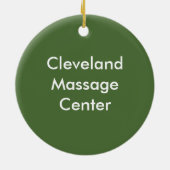 睡蓮とコイ池 セラミックオーナメント (裏面)