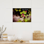 睡蓮とコイ池 ポスター (キッチン)