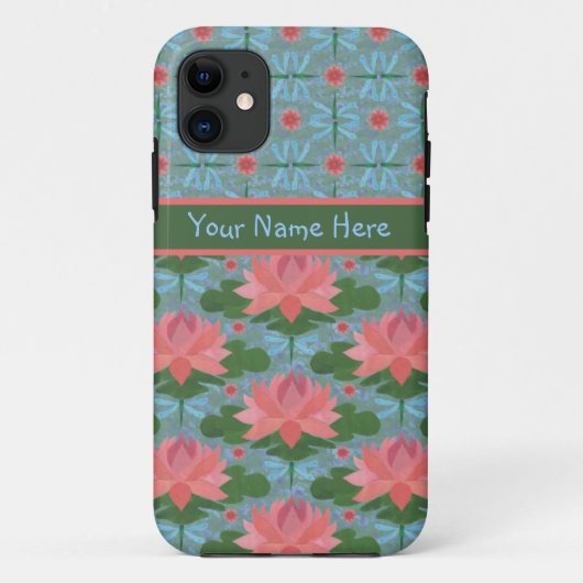 睡蓮とトンボ類： iPhone 5/5sケース Case-Mate iPhoneケース (裏面)