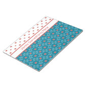 睡蓮とトンボ、メモ帳またはジョッター ノートパッド (アングル)