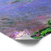 睡蓮と雲 ポスター (角)
