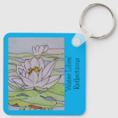 睡蓮の反射 キーホルダー (裏面)