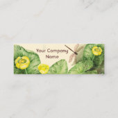 睡蓮の水彩画 スキニー名刺 (裏面)