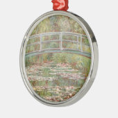 睡蓮の池に橋を架けるマネ メタルオーナメント (左)