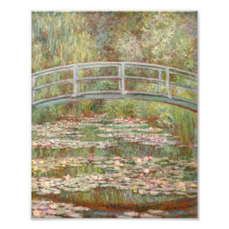 睡蓮の池の上の橋 フォトプリント