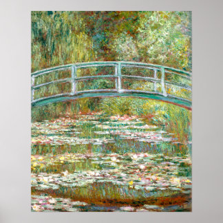 睡蓮の池の橋 | クロード・モネ | ポスター
