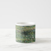 睡蓮の池、風景油絵、モネ エスプレッソカップ (正面)