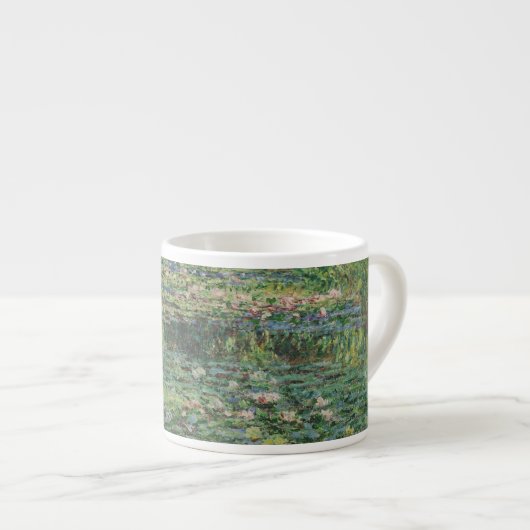 睡蓮の池、風景油絵、モネ エスプレッソカップ (正面右)