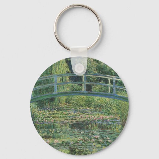 睡蓮の池、風景油絵、モネ キーホルダー (正面)