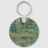 睡蓮の池、風景油絵、モネ キーホルダー (裏面)