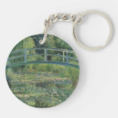 睡蓮の池、風景油絵、モネ キーホルダー (裏面)