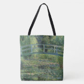 睡蓮の池、風景油絵、モネ トートバッグ (正面)