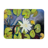 睡蓮の花のマグネット マグネット (横)