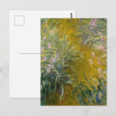 睡蓮の道、モネ ポストカード (正面/裏面)