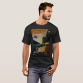 睡蓮の間の女性 Tシャツ (正面フル)