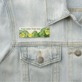 睡蓮の黄色い水色 名札 (インサイチュ)