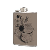 睡蓮ブラック版木、銅版、版画 フラスク (左)