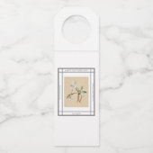 睡蓮ヴィンテージ母の日 ボトルネックタグ (正面)