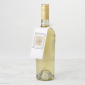 睡蓮ヴィンテージ母の日 ボトルネックタグ (アングル)