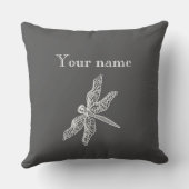 睡蓮版木、銅版、版画 クッション (裏面)