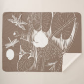 睡蓮版木、銅版、版画 シェルパブランケット (正面(横))