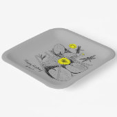 睡蓮版木、銅版、版画 ペーパープレート (傾斜あり)