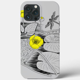 睡蓮版木、銅版、版画 iPhone 13 PRO MAXケース