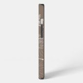 睡蓮版木、銅版、版画 iPhoneケース (左側面)