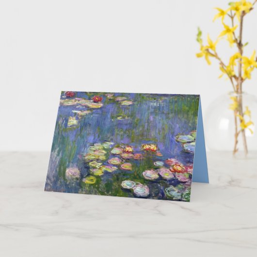 睡蓮10 カード (黄色い花)