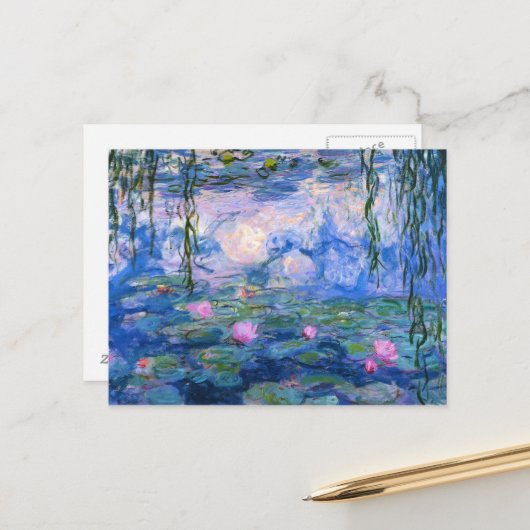 睡蓮1 ポストカード (正面/裏面インサイチュ)