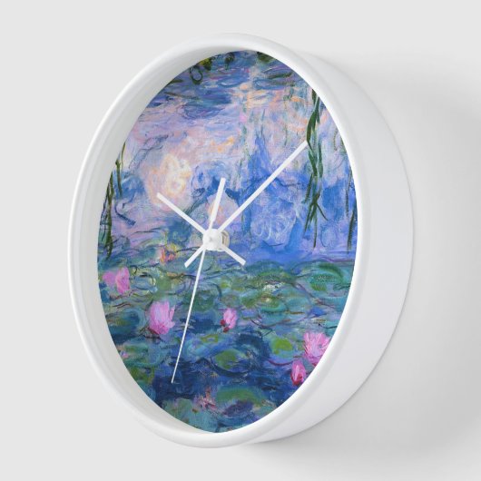 睡蓮1 壁時計 (傾斜)