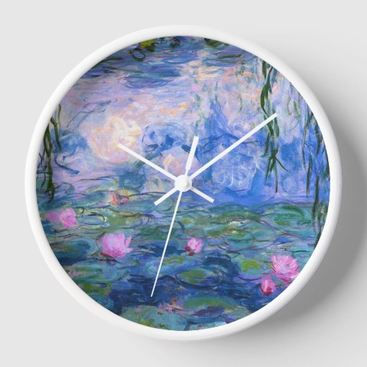 睡蓮1 壁時計 (正面)