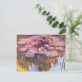 睡蓮3 ポストカード (スタンド正面)