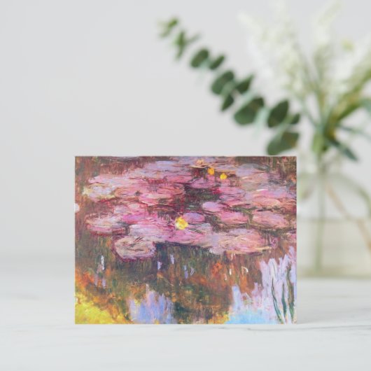 睡蓮3 ポストカード (スタンド正面)