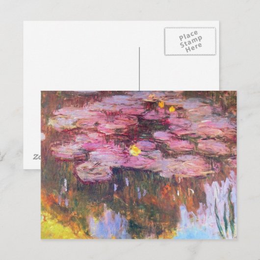 睡蓮3 ポストカード (正面/裏面)