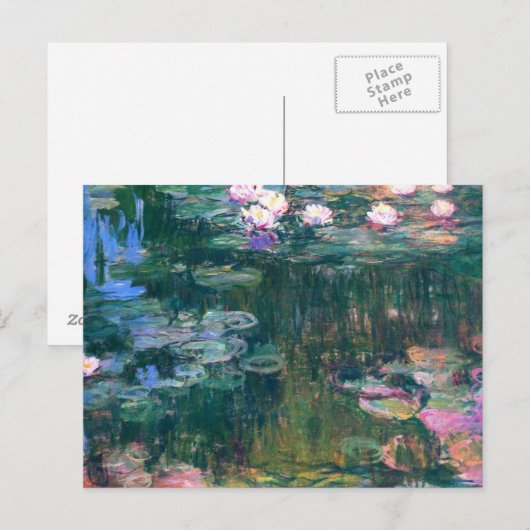 睡蓮5 ポストカード (正面/裏面)