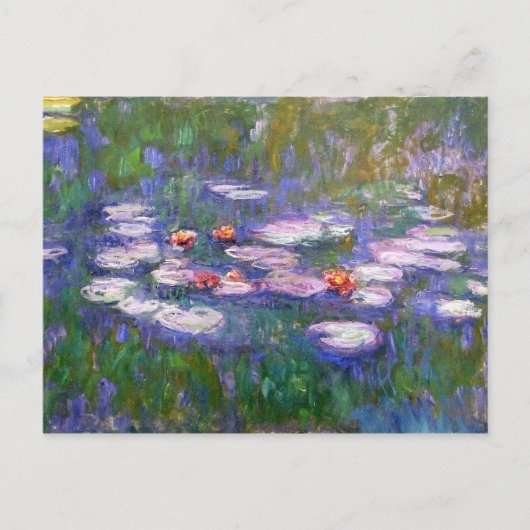 睡蓮8 ポストカード (正面)