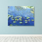 睡蓮9 キャンバスプリント (インサイチュ (ウッドフロア))