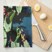 睡蓮 キッチンタオル (四つ折り)