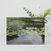 睡蓮 ピースフル ガーデン ライフ セレブレーション 招待状 (スタンド正面)