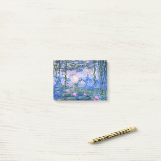 睡蓮 ポストイット (デスク上)