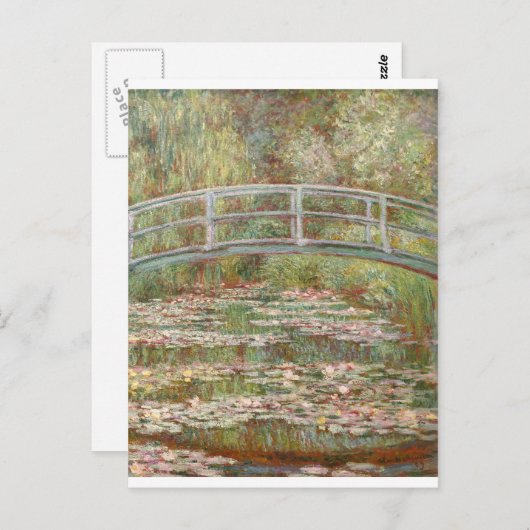睡蓮～モネ ポストカード (正面/裏面)