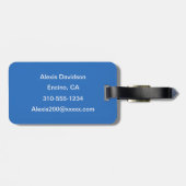 睡蓮 ラゲッジタグ (裏面横)