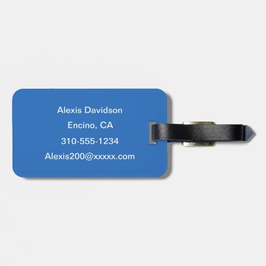 睡蓮 ラゲッジタグ (裏面横)